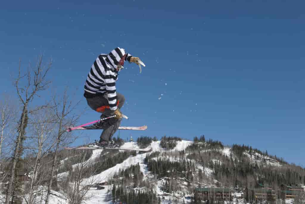 terrian ski park at Lutsen ski area