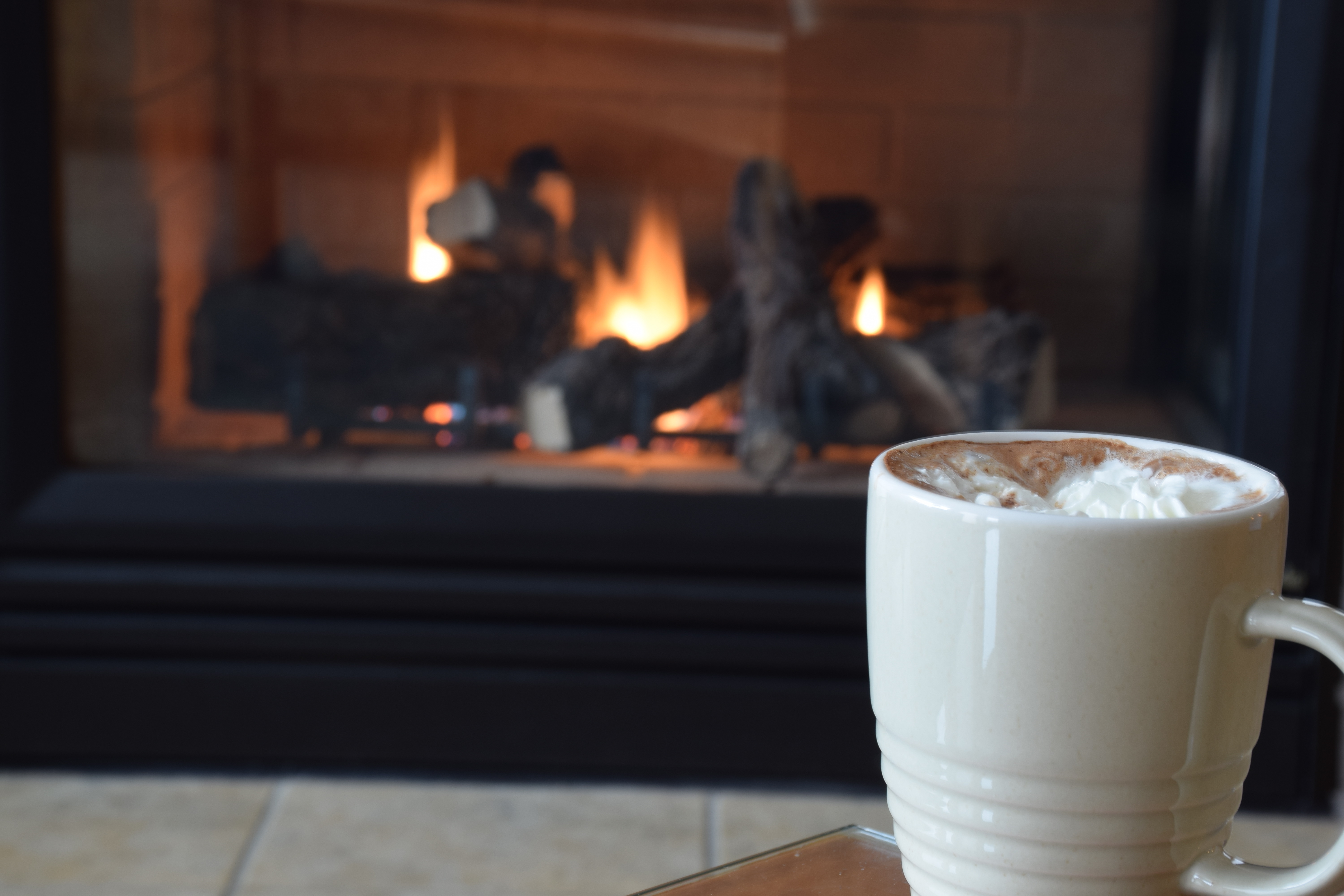 "Cocoa caliente" por Angelica King, en Two Harbors Minnesota