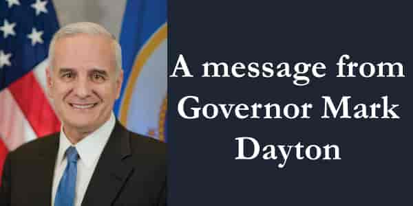 Mark Dayton Mensaje