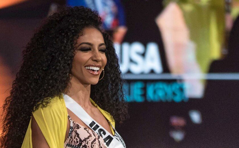 Cheslie Kryst quien fuera Miss Estados Unidos en 2019.