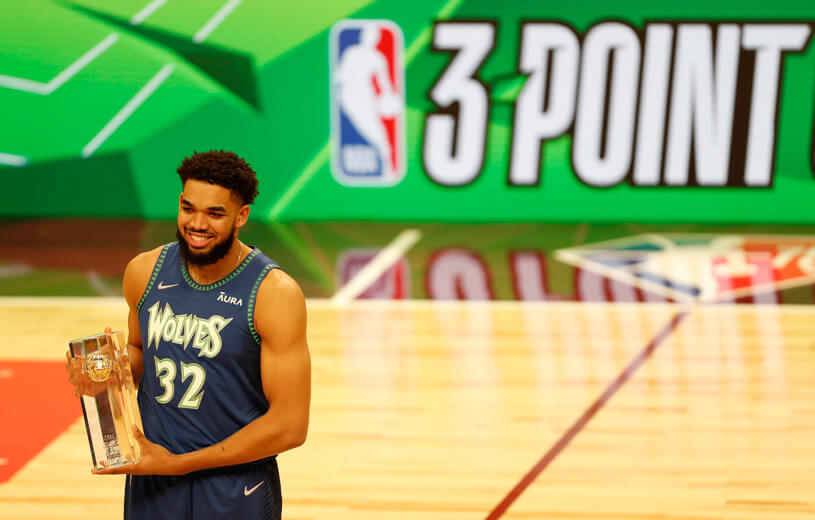 El latino Karl-Anthony Towns es nombrado jugador de la semana 20 en el Oeste